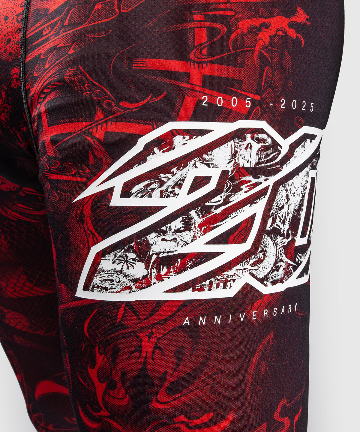 Venum 20th Anniversary Spats - Nero/Rosso