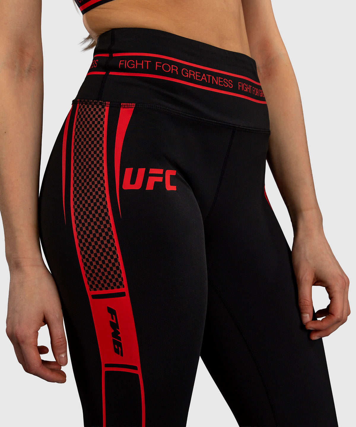 Venum UFC Unity by Venum Authentic Fight Week Pantalón de Compresión Técnico para Mujer - Negro