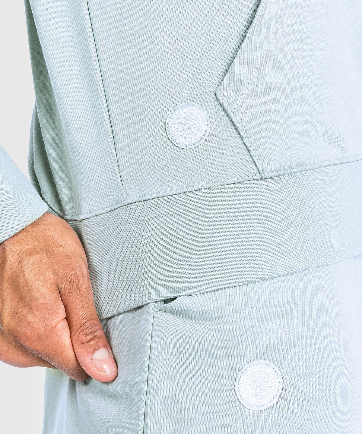 Sweat À Capuche pour Hommes Venum Vortex XL - Bleu Océan