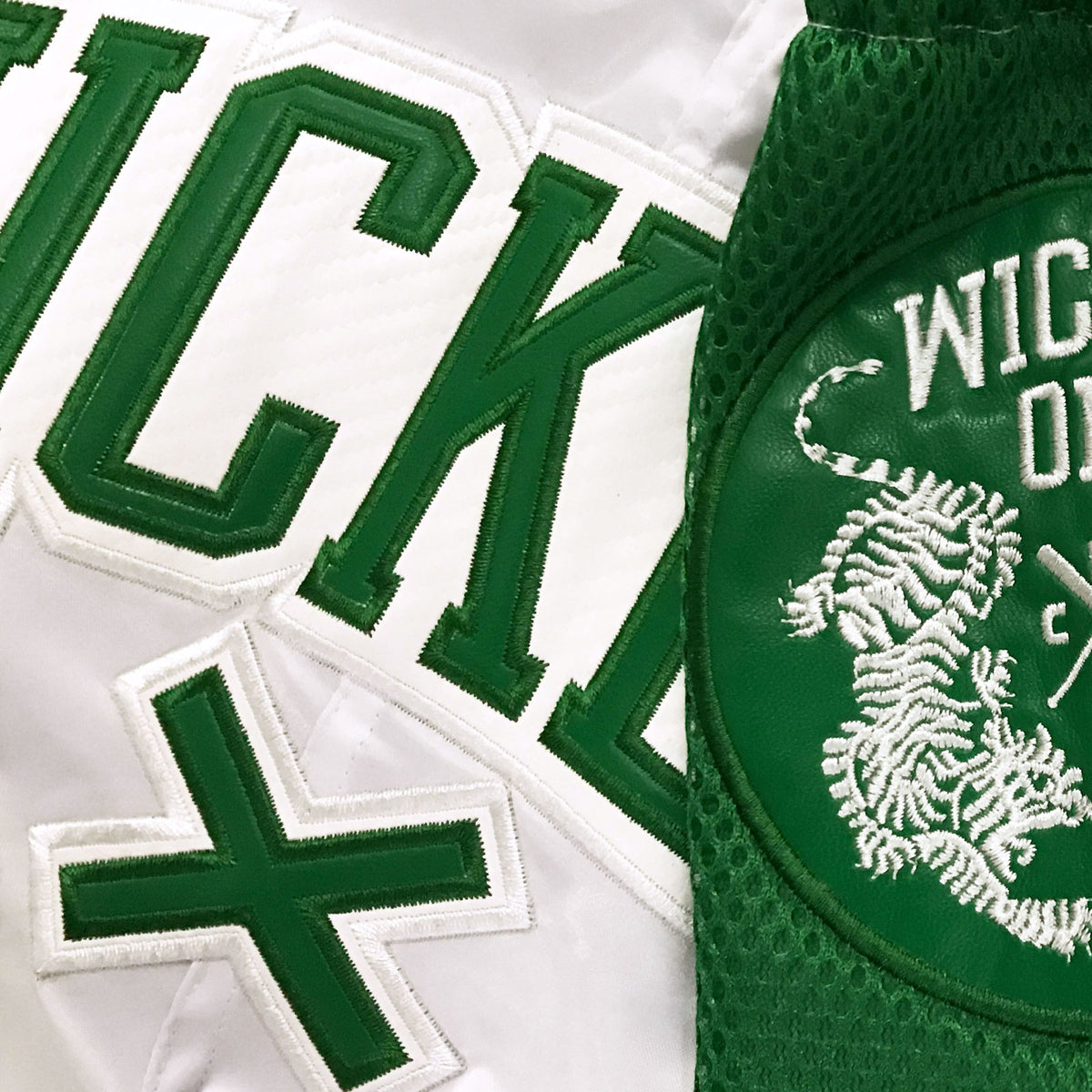 Short de Muay Thai Wicked One - Vert/Blanc