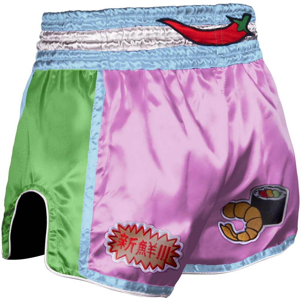 8 Weapons Yummy Muay Thai Shorts - Rosa
