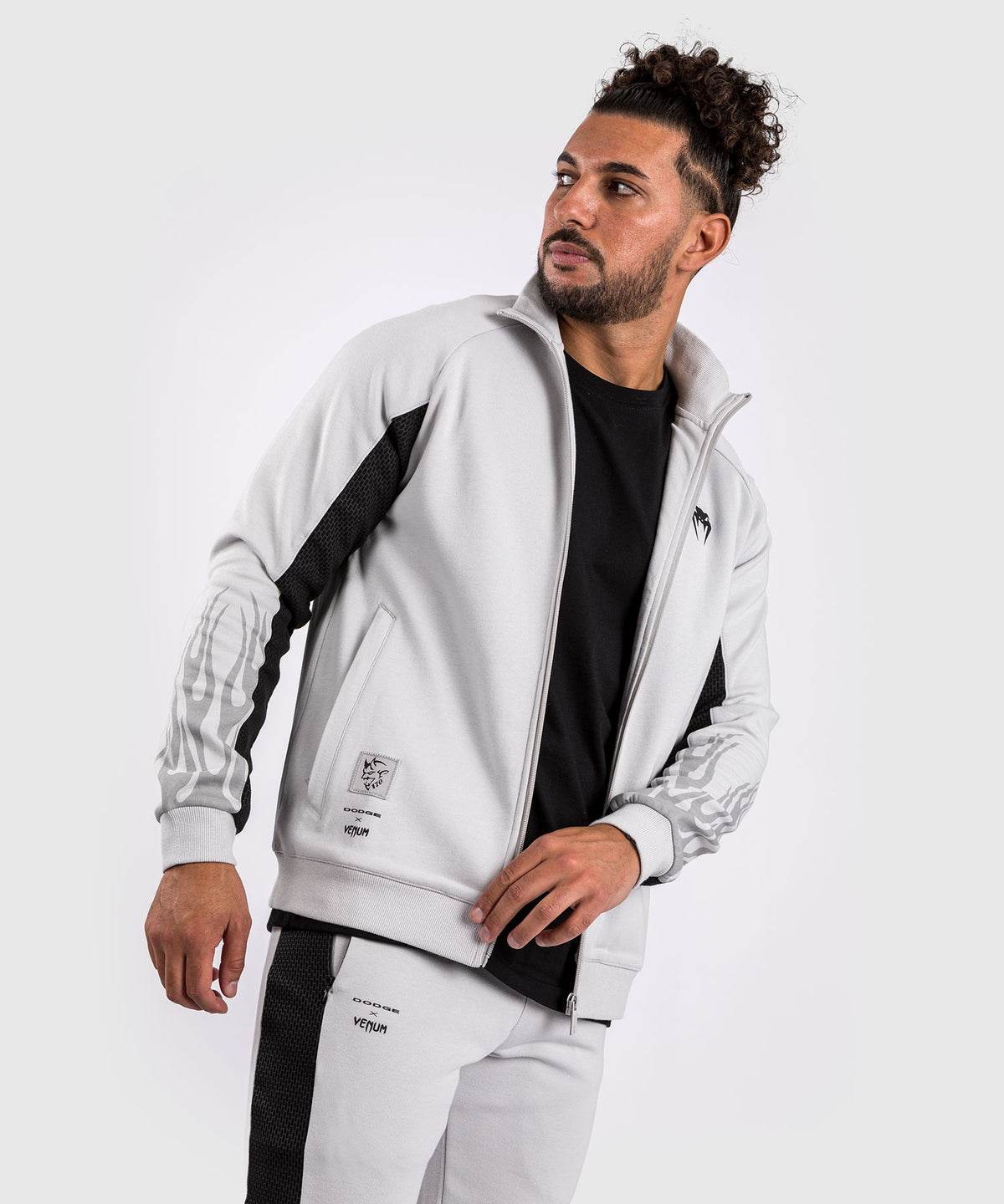 Venum x Dodge Demon 170 Giacca a zip intera da Uomo - Grigio