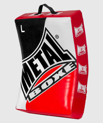 Metal Boxe Escudo Curvado – Talla L – Negro/Blanco/Rojo