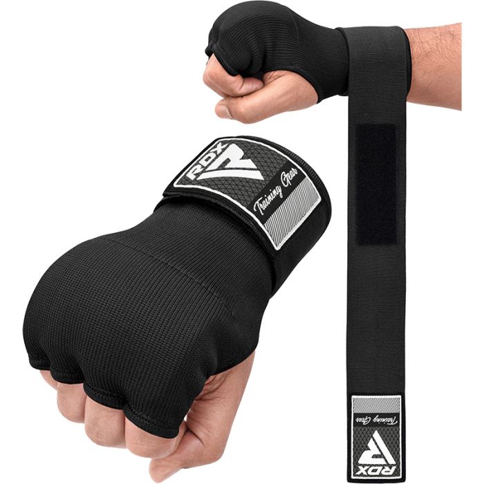 RDX Inner Gloves with Wrist Strap - Black