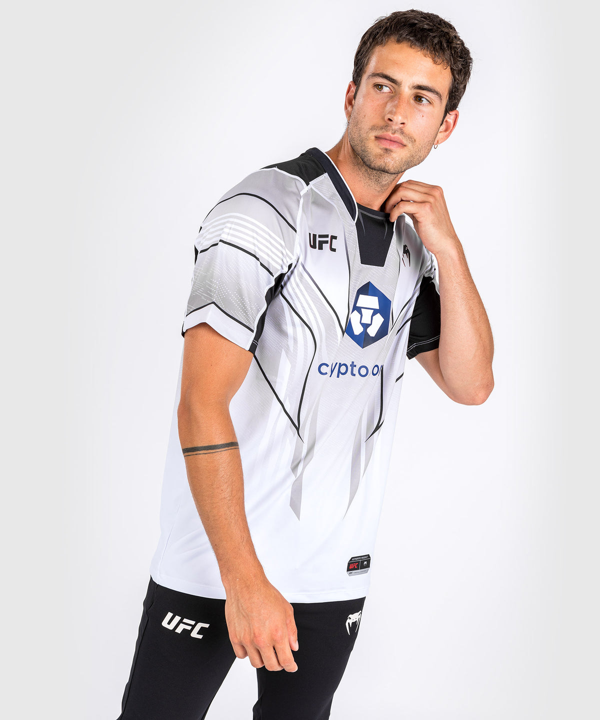 Maglia UFC Venum Authentic Fight Night 2.0 Uomo - Bianco