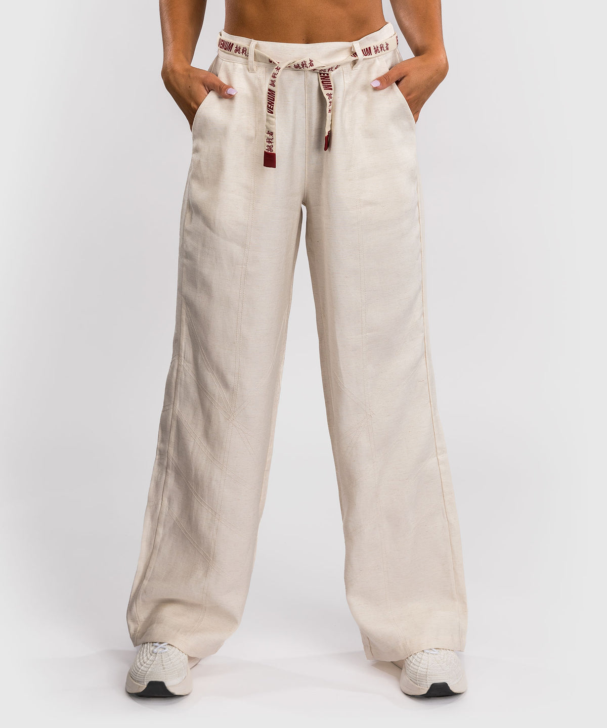 Venum Serpenti Women’s Pants - Ivory/Burgundy