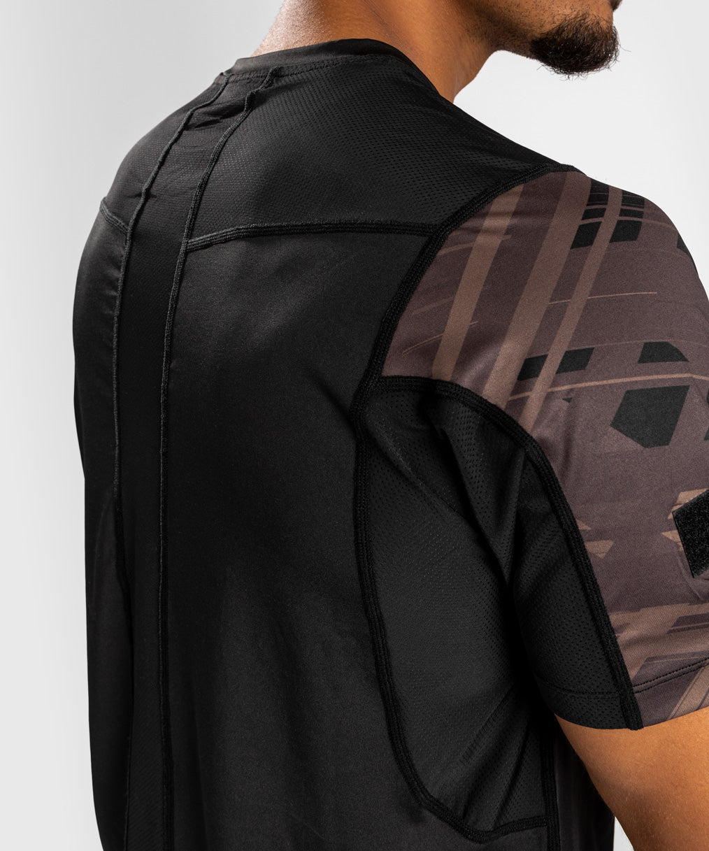 Venum Tecmo 2.0 Dry Tech T-Shirt - Schwarz/Braun