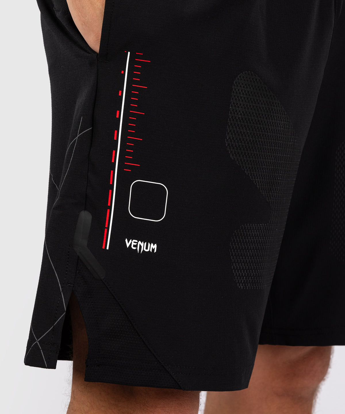 Venum Tactical XT  Herren-Trainingsshorts - Schwarz/Feuerrot