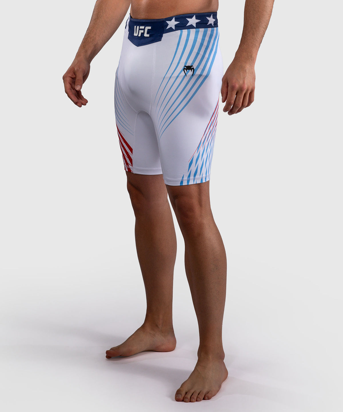 Official UFC Freedom 250 by Venum Authentic Fight Night Short Vale Tudo pour homme - Blanc