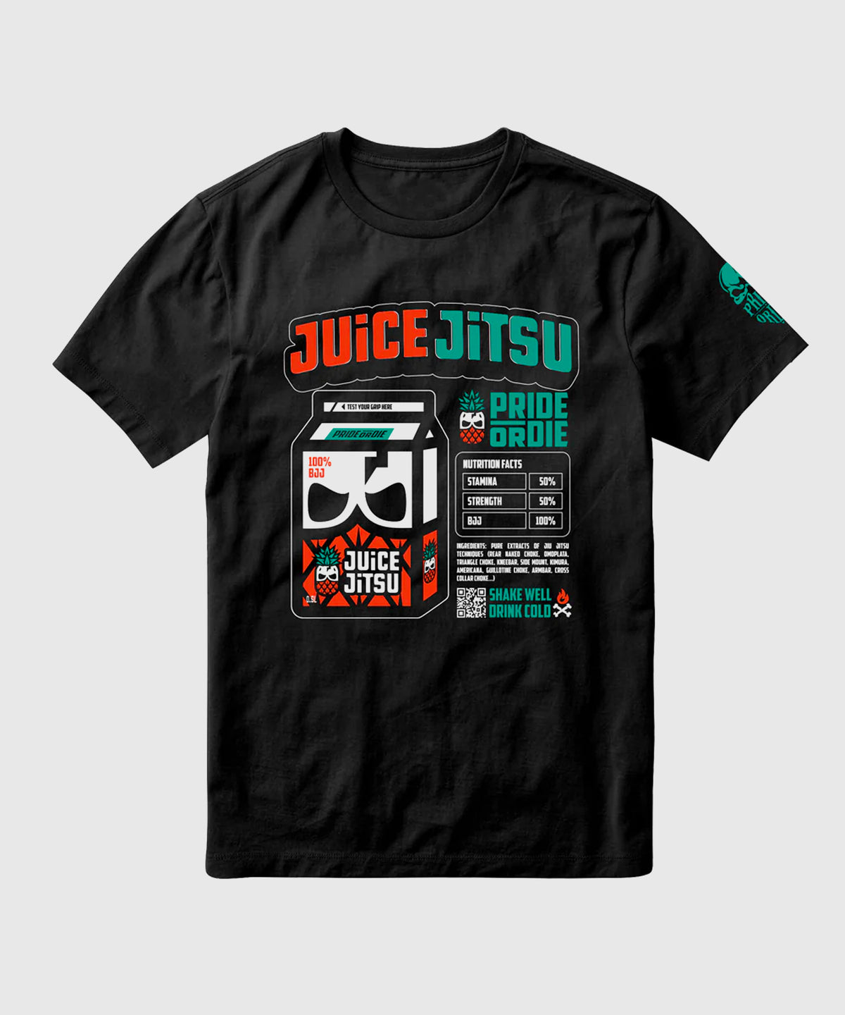 Pride Or Die Juice Jitsu Maglietta da Allenamento - Nero