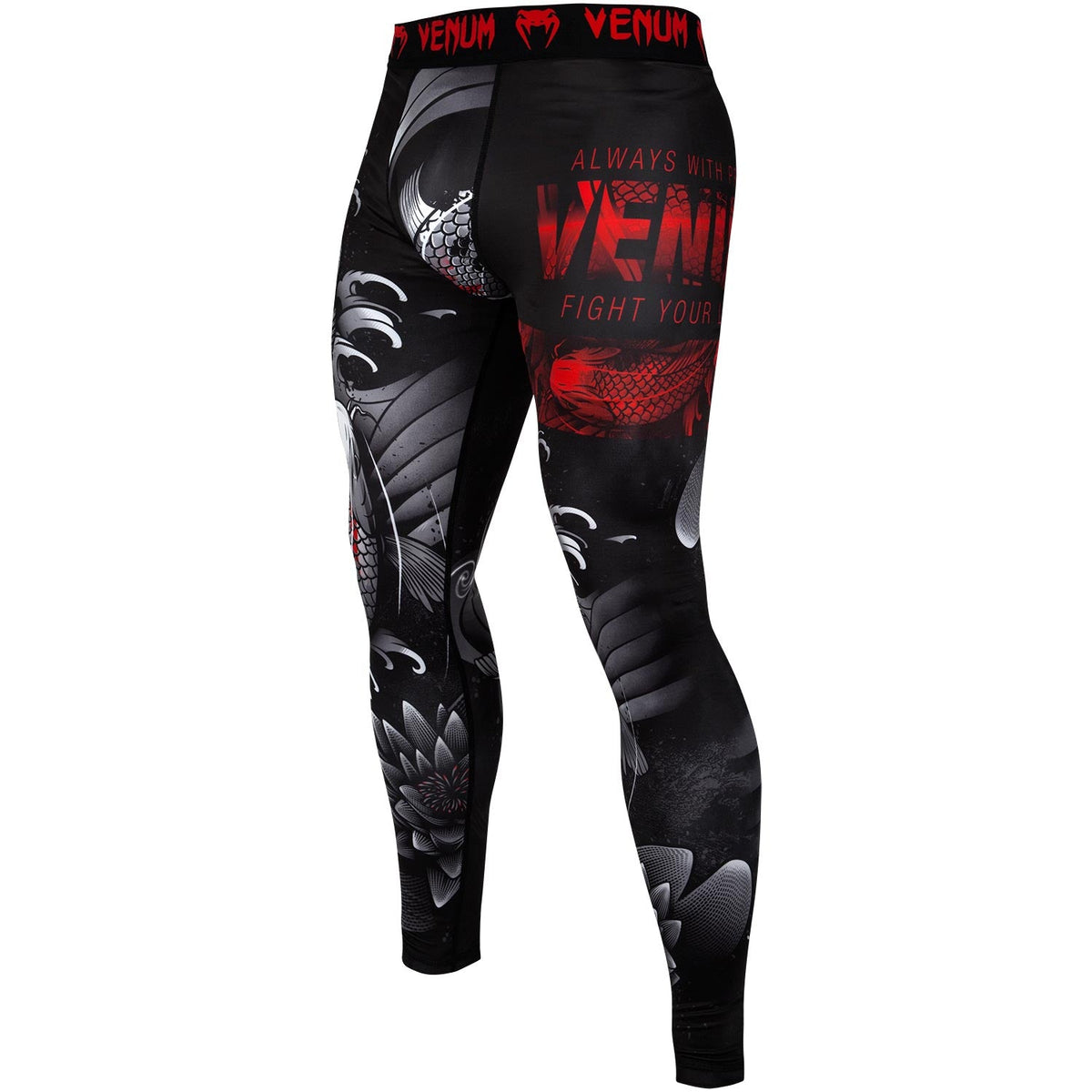 Pantalon de Compression Venum Koi 2.0 - Noir/Blanc