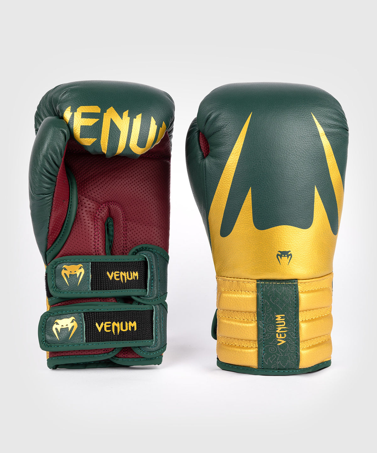 Gants de Boxe Venum Reverso - Émeraude/Or