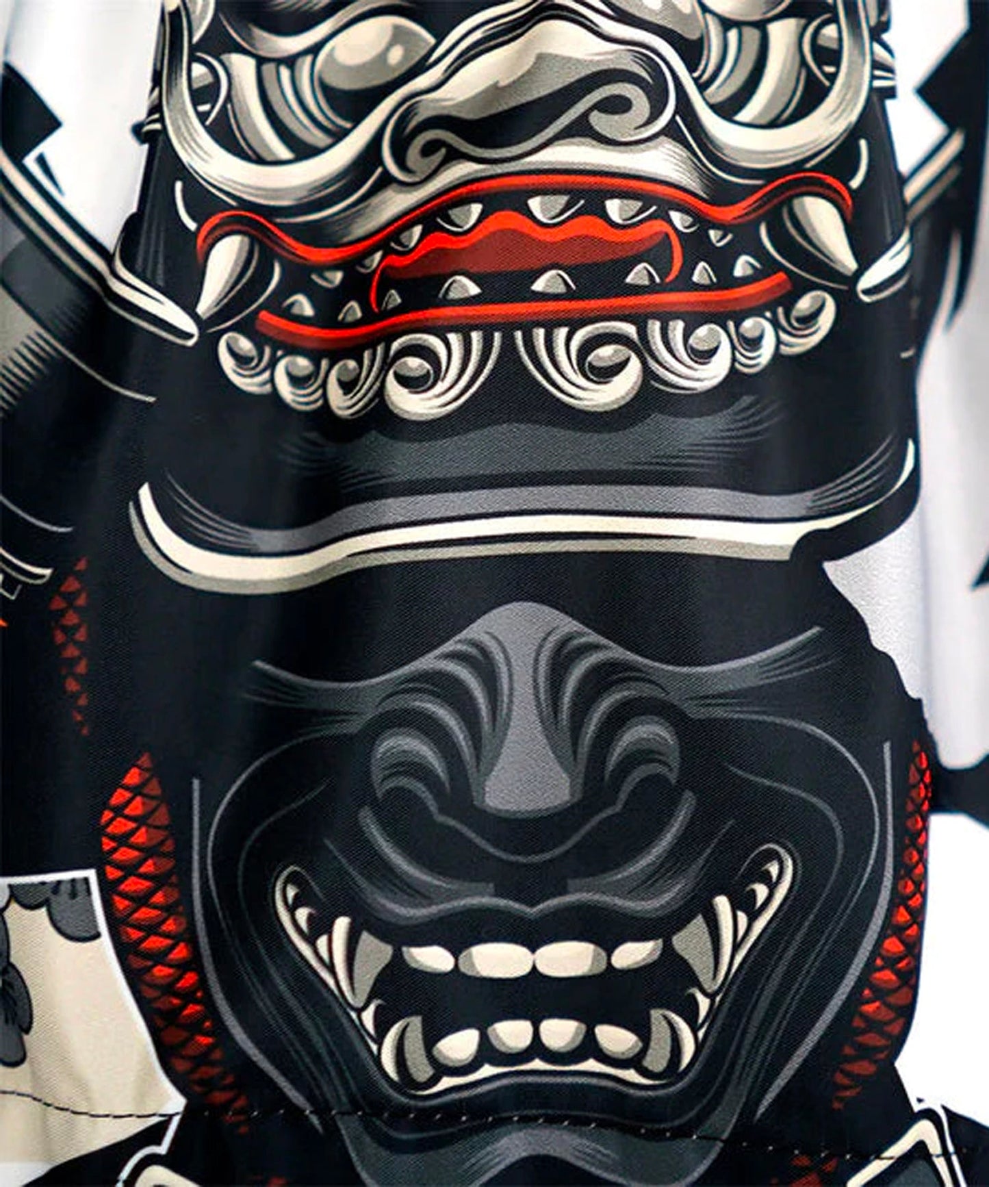 Tuff Samurai Of Siam Pantalones de Muay Thai - Blanco