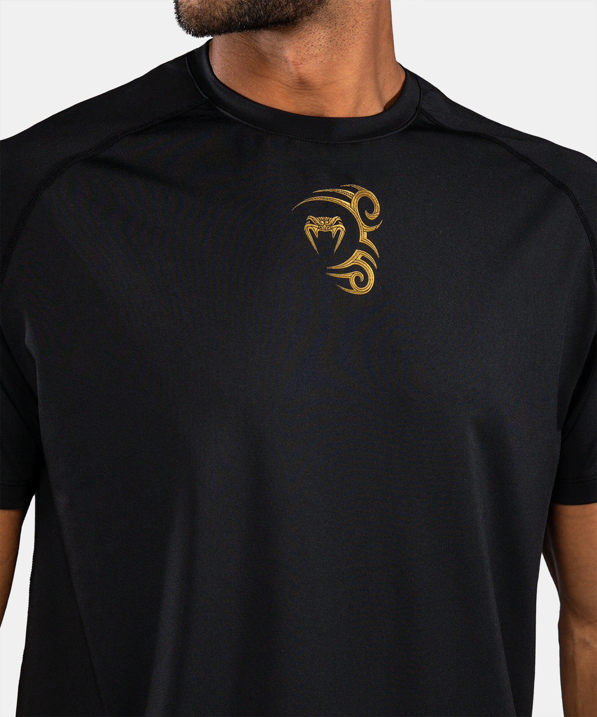 Venum x Mike Tyson Tiger Maglietta Dry Tech - Nero/Oro