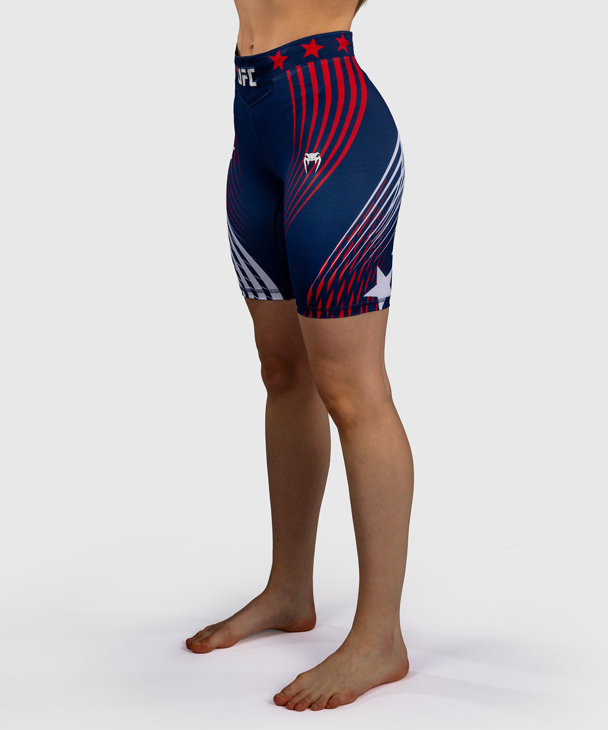 Official UFC Freedom 250 by Venum Authentic Vale Tudo Shorts im Long Fit für Damen - Blau