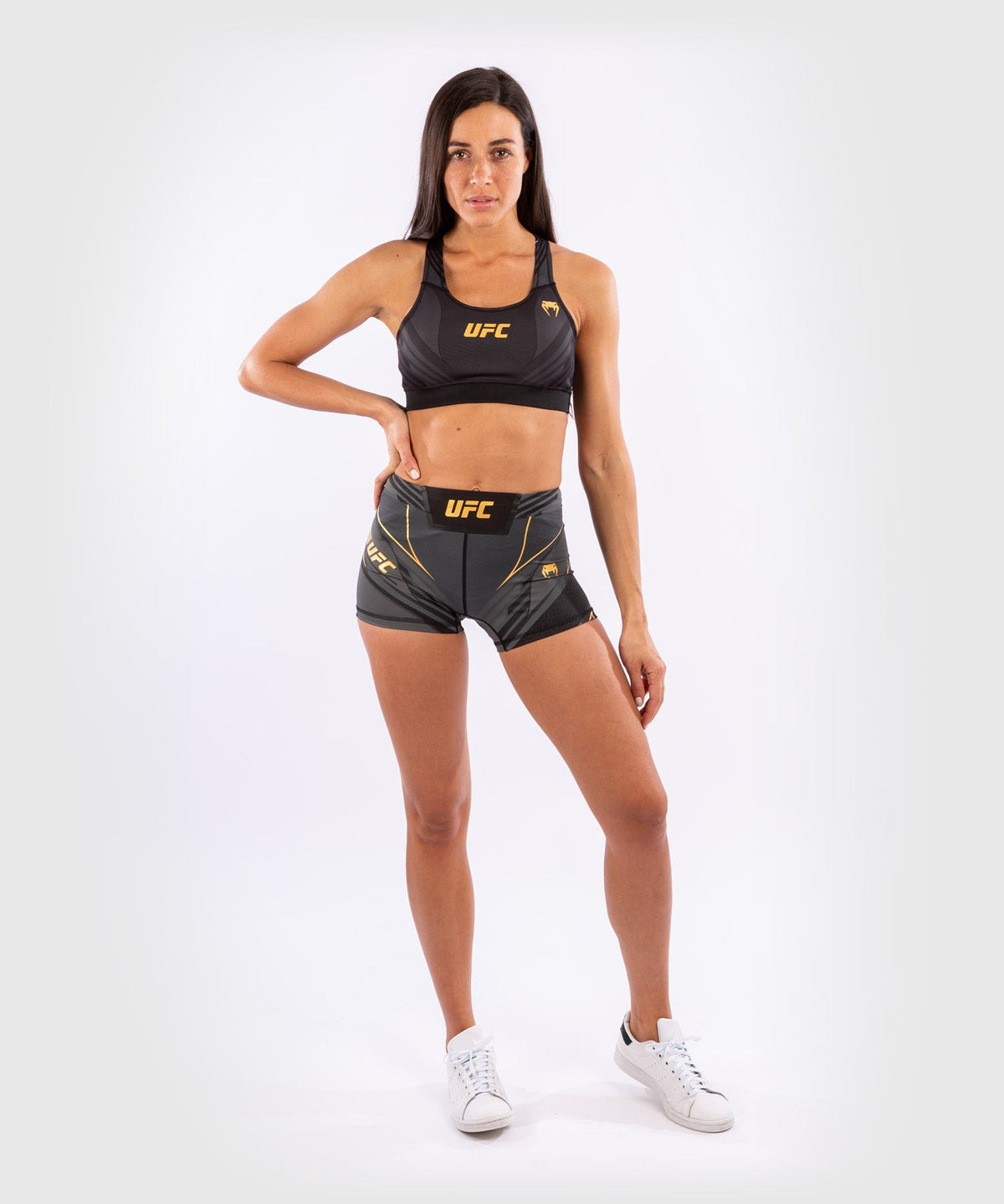 Short de compression pour Femmes UFC Venum Authentic Fight Night - Coupe Courte - Champion