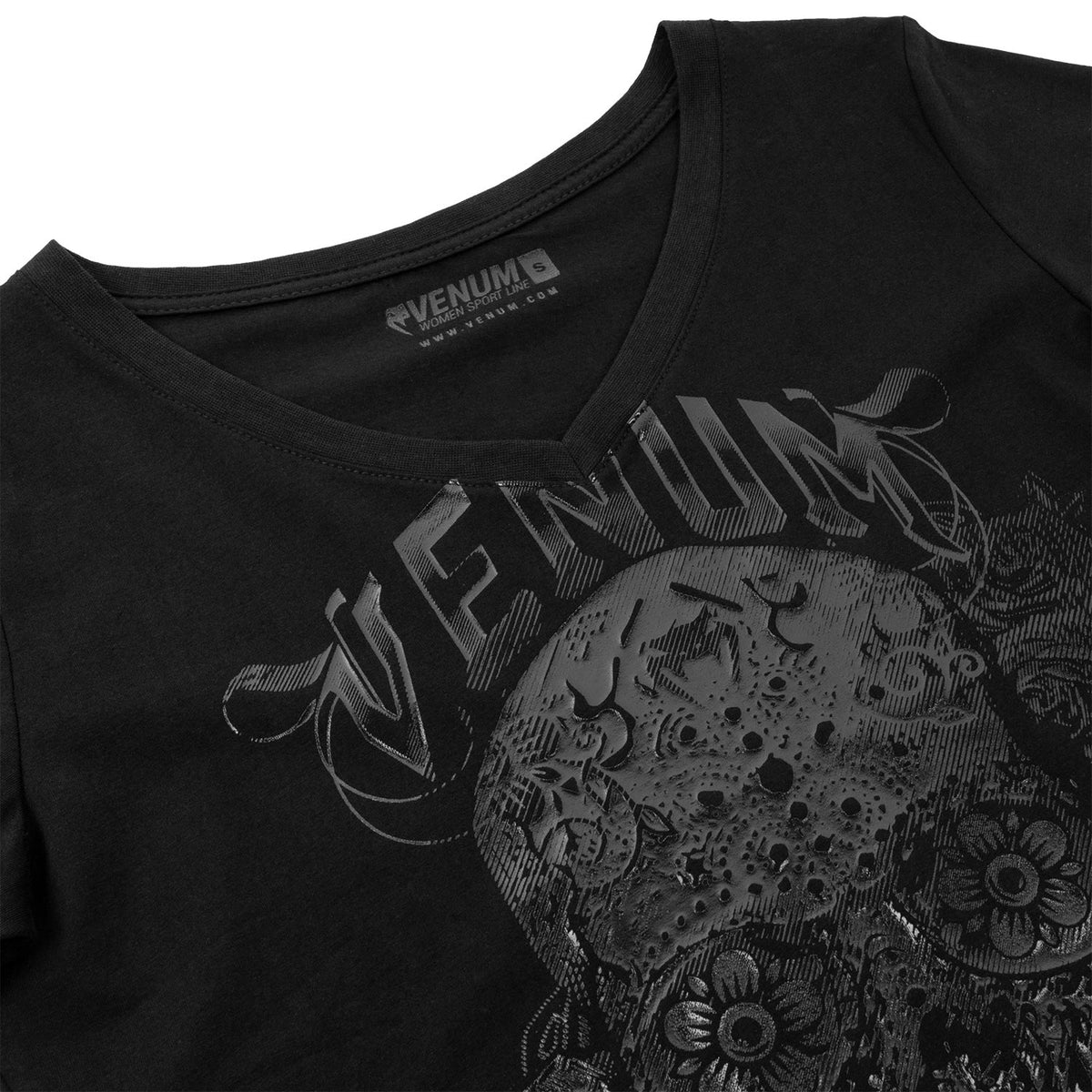 Venum Santa Muerte 3.0 T-shirt - Black/Black - For Women