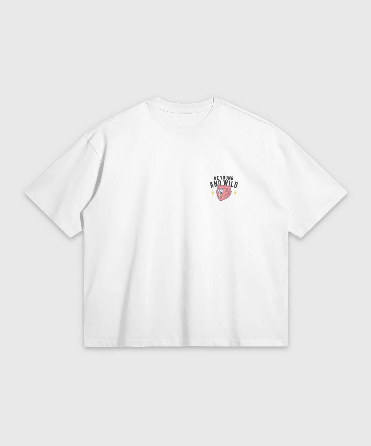 TYCE DRILLERS MAKE KILLERS Oversize-T-Shirt - Weiß