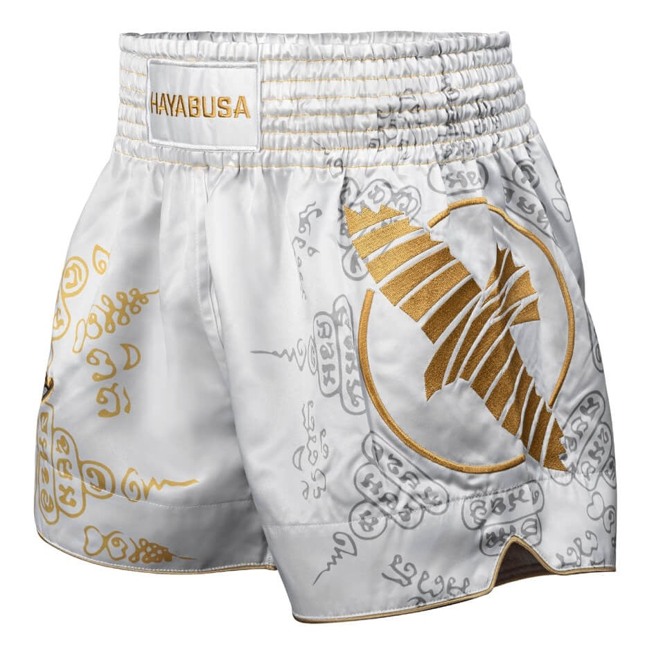Short de Muay Thai Hayabusa Falcon - Blanc