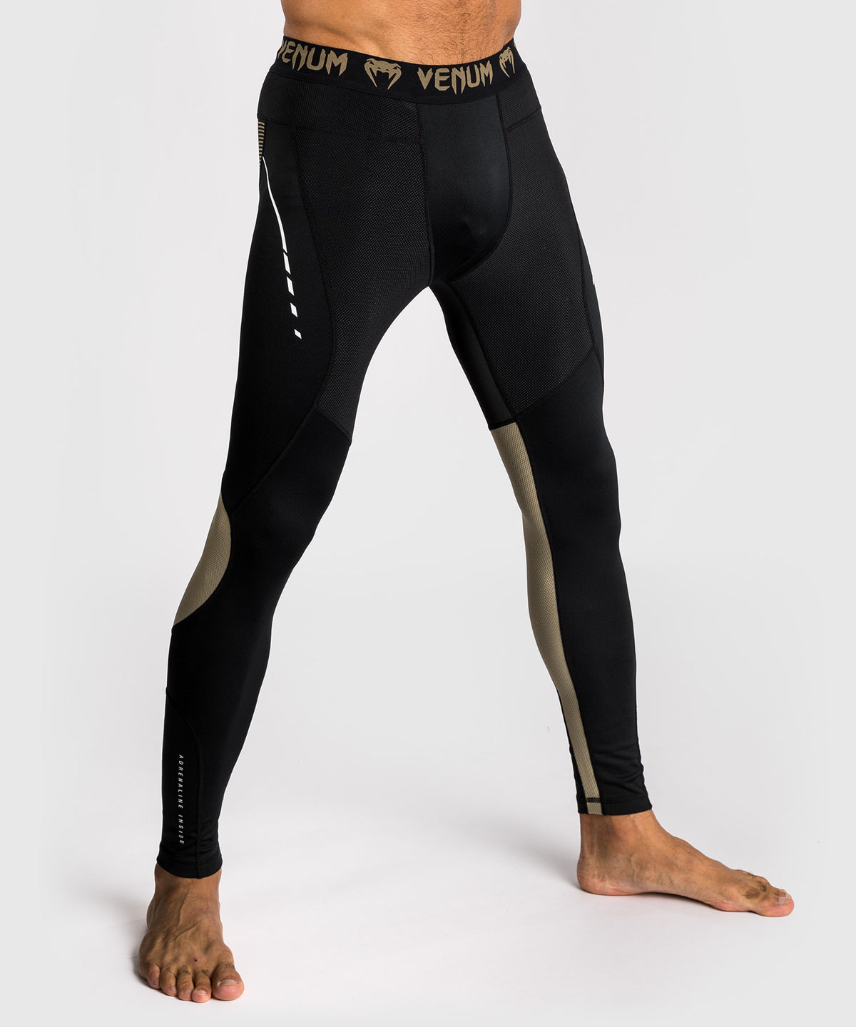 Pantalon de Compression Venum Adrenaline – Noir/Sable