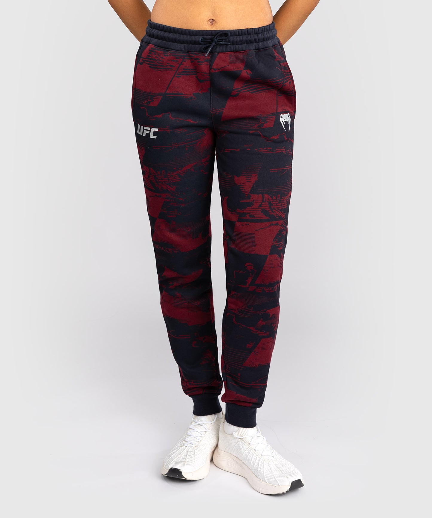 Pantalon Femme UFC Zenith by Venum Authentic Fight Week - Bleu marine/Bordeaux/Argent