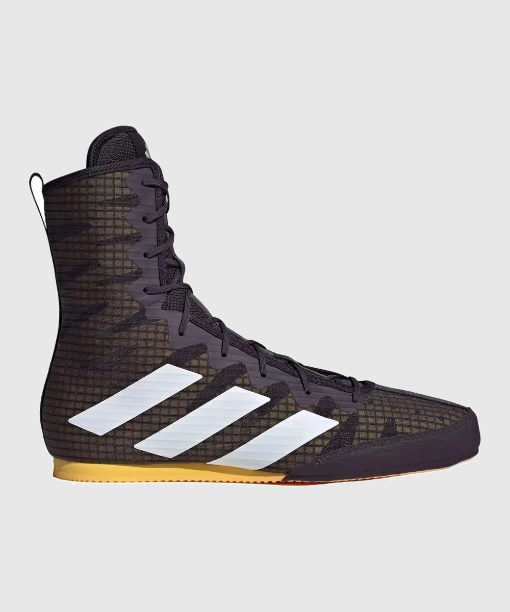 Chaussures de Boxe Adidas Box Hog IV - Noir/Blanc