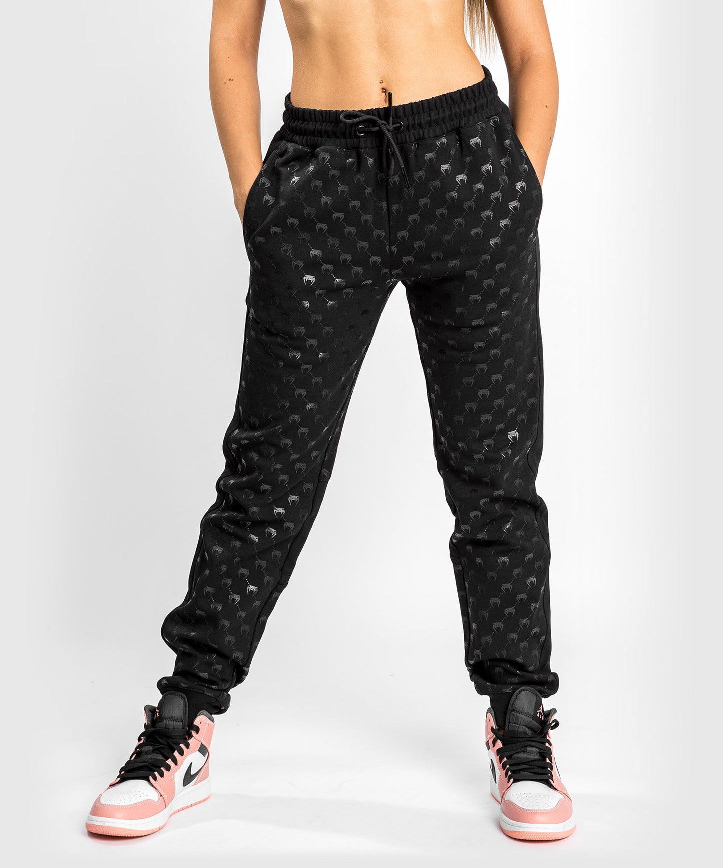 Venum Monogram Jogginghose für Damen – Schwarz/Roségold