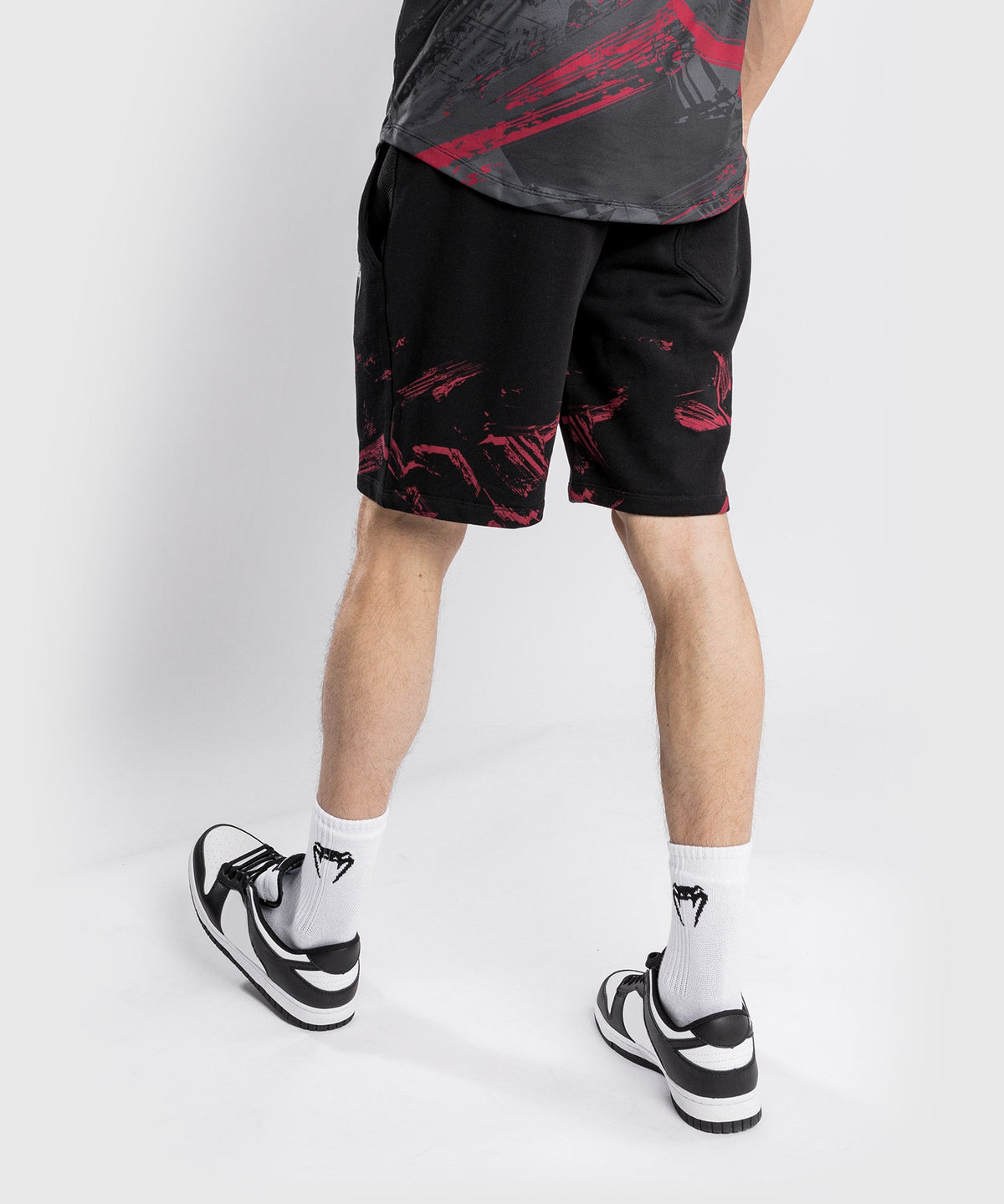 Venum Authentic Fight Week 2.0 UFC Baumwoll-Shorts - Schwarz/Rot