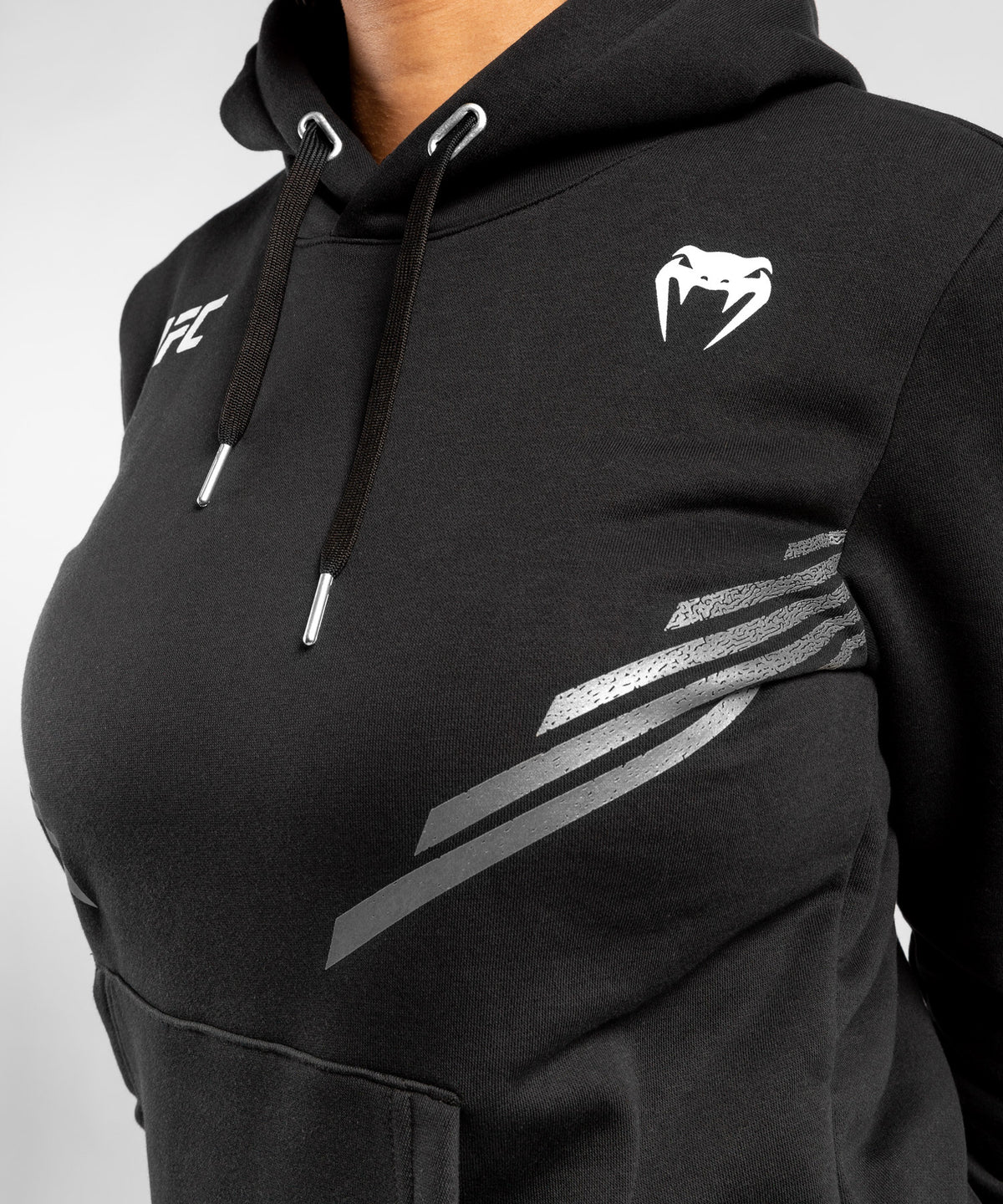 UFC Venum Replica Damen Hoodie - Schwarz