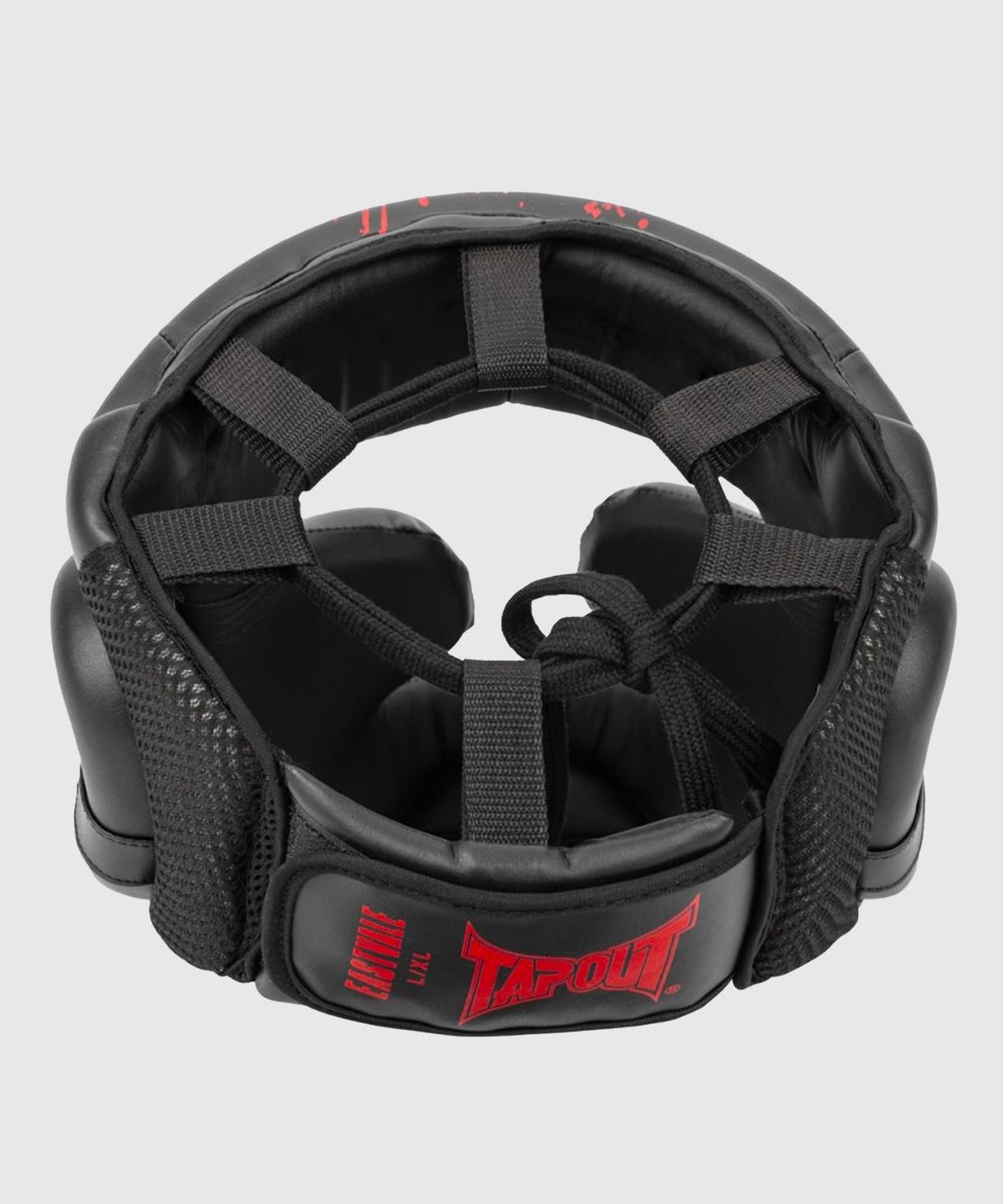 Tapout Casco de Boxeo - Negro/Rojo