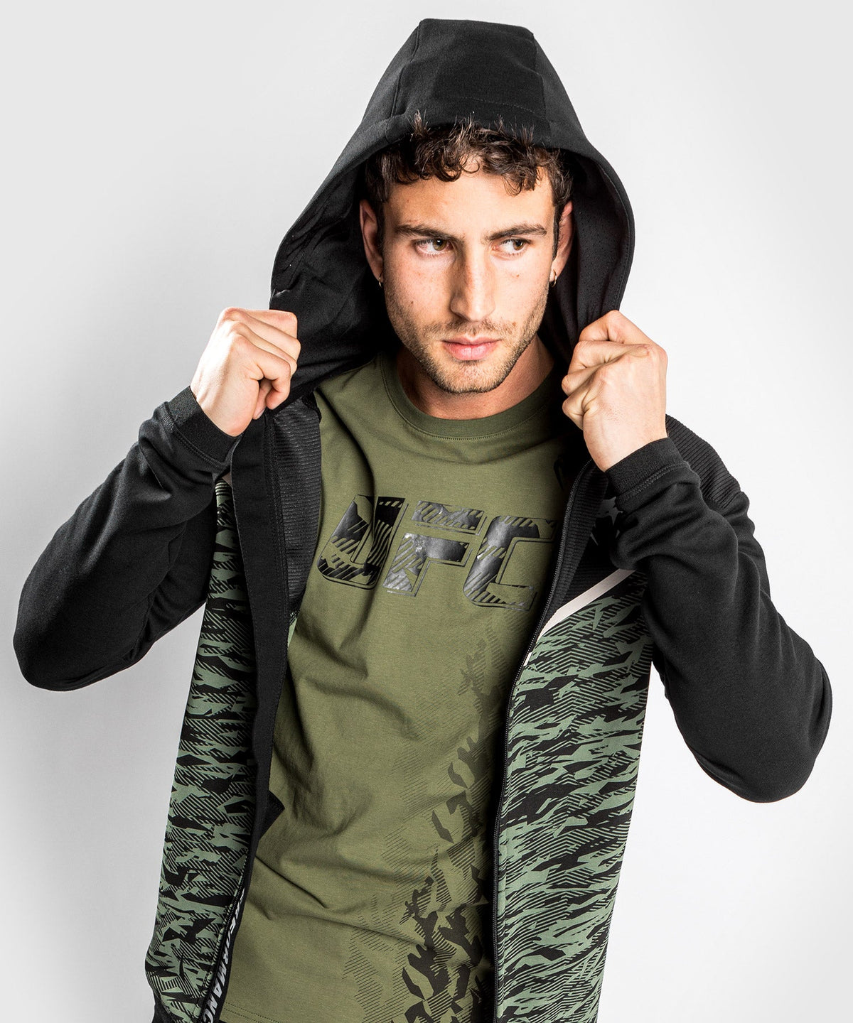 Sweatshirt à Capuche Venum Laser Evo 2.0 - Kaki Camo