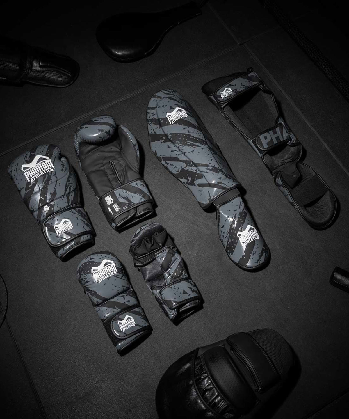 Gants de sparring MMA Evo Camo Tiger Phantom Athletics - Gris