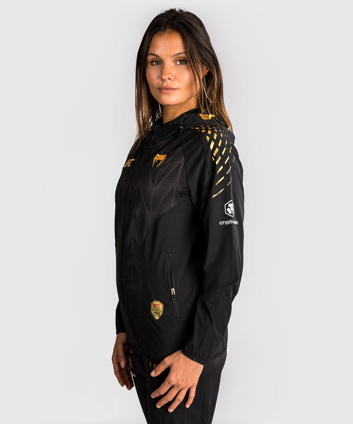 UFC Zenith by Venum Authentic Fight Night Kapuzenjacke Damen - Champion
