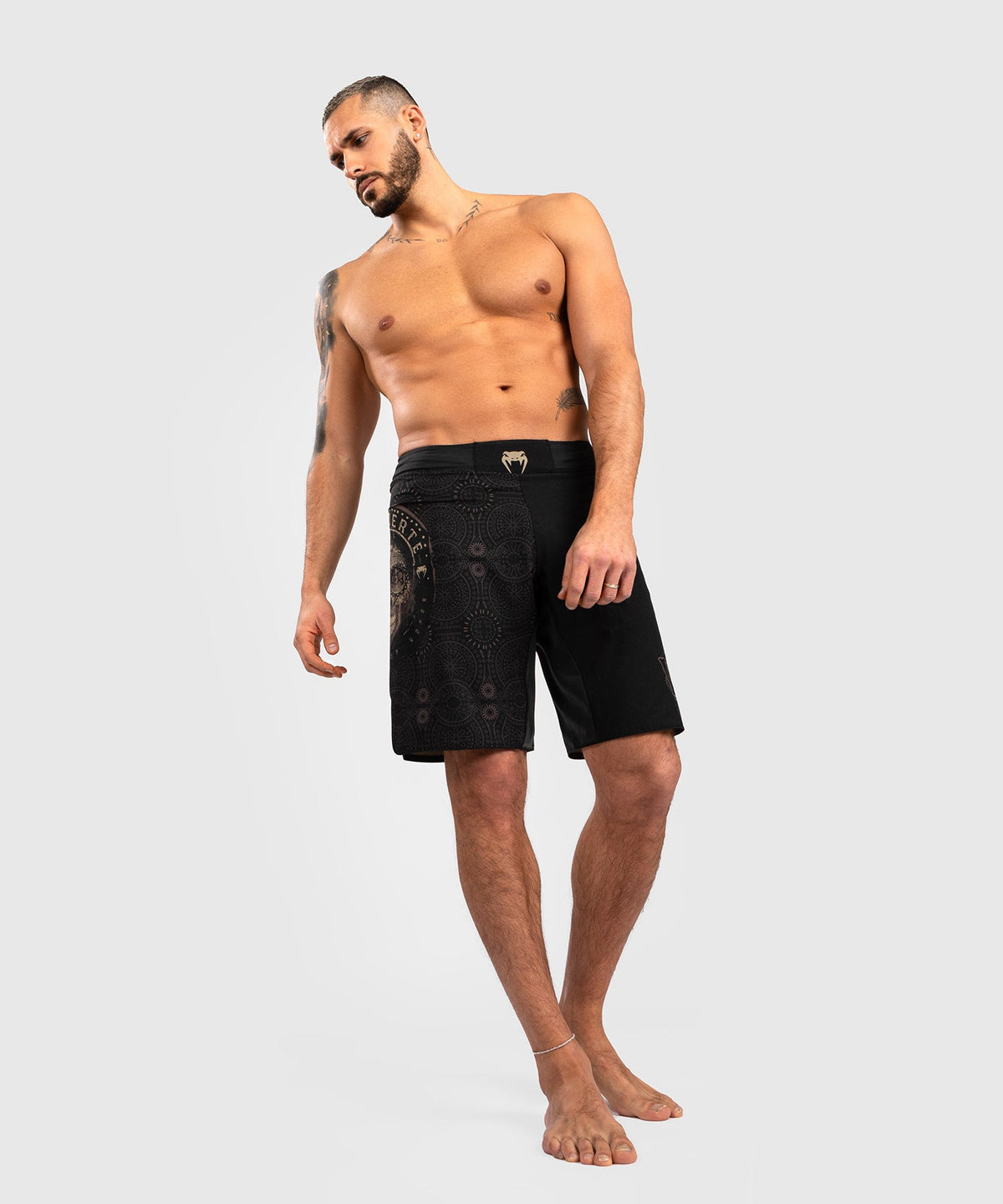 Venum Santa Muerte Dark Side Fightshort - Schwarz/Braun