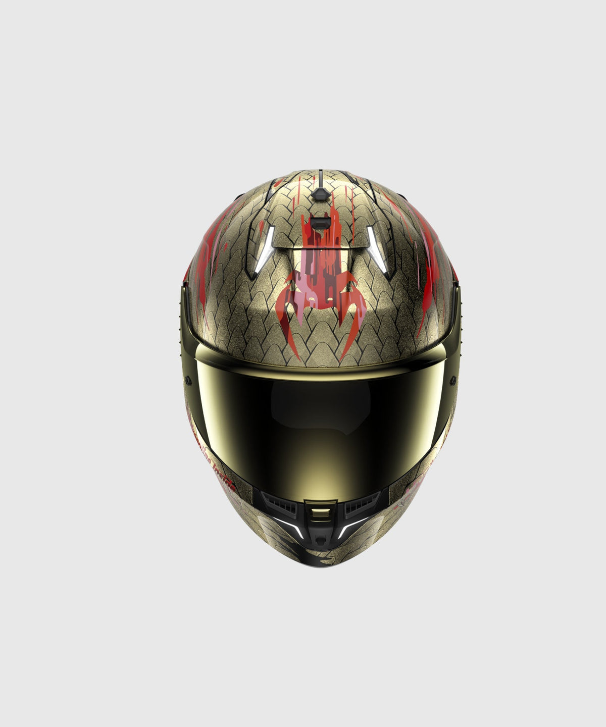 Casco de moto Venum x Shark SKWAL i3 - Rojo/Dorado
