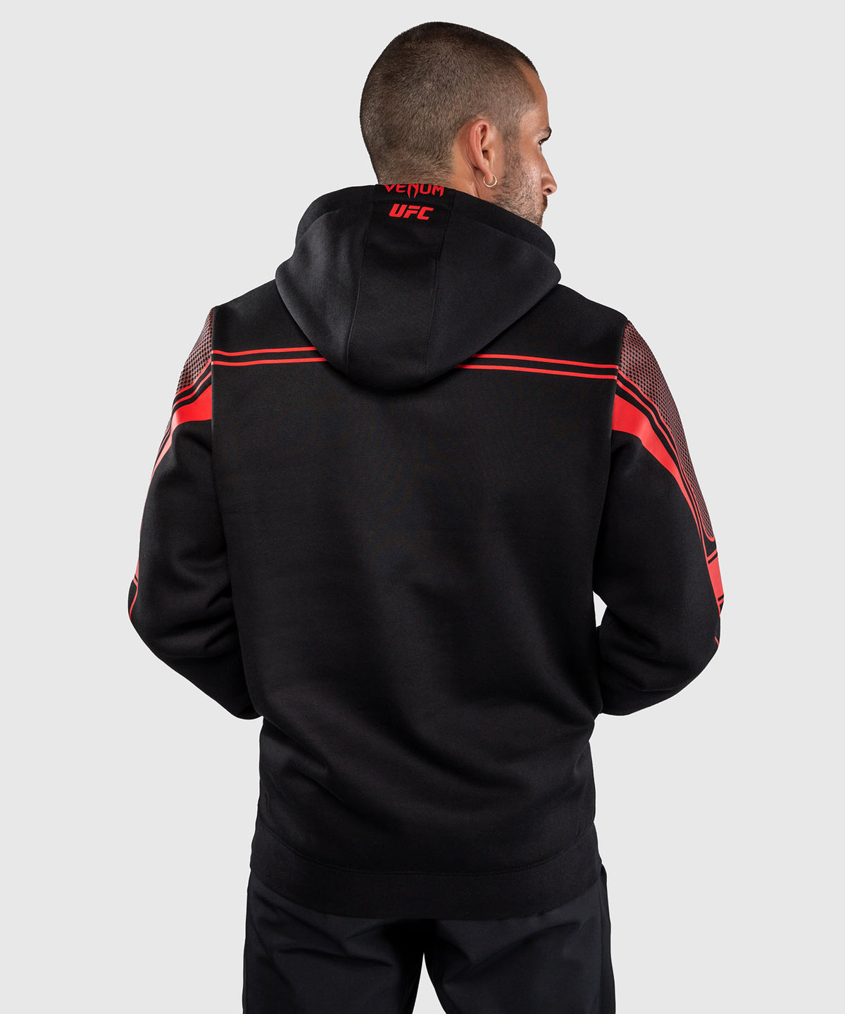 Venum UFC Unity by Venum Authentic Fight Week Sudadera con Capucha para Hombre - Negro