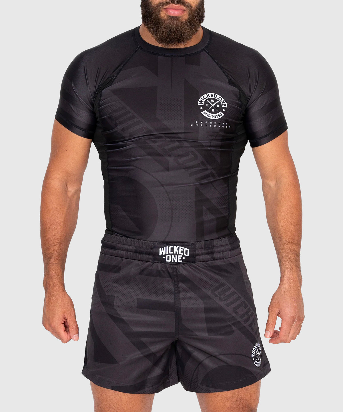 Rashguard À Manches Courtes Wicked One Outsiderz - Noir