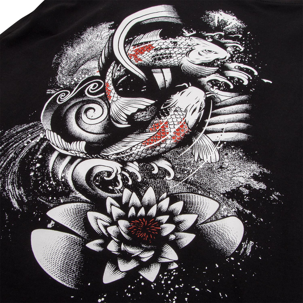 Camiseta Venum Koi 2.0  - Niños - Negro/Blanco