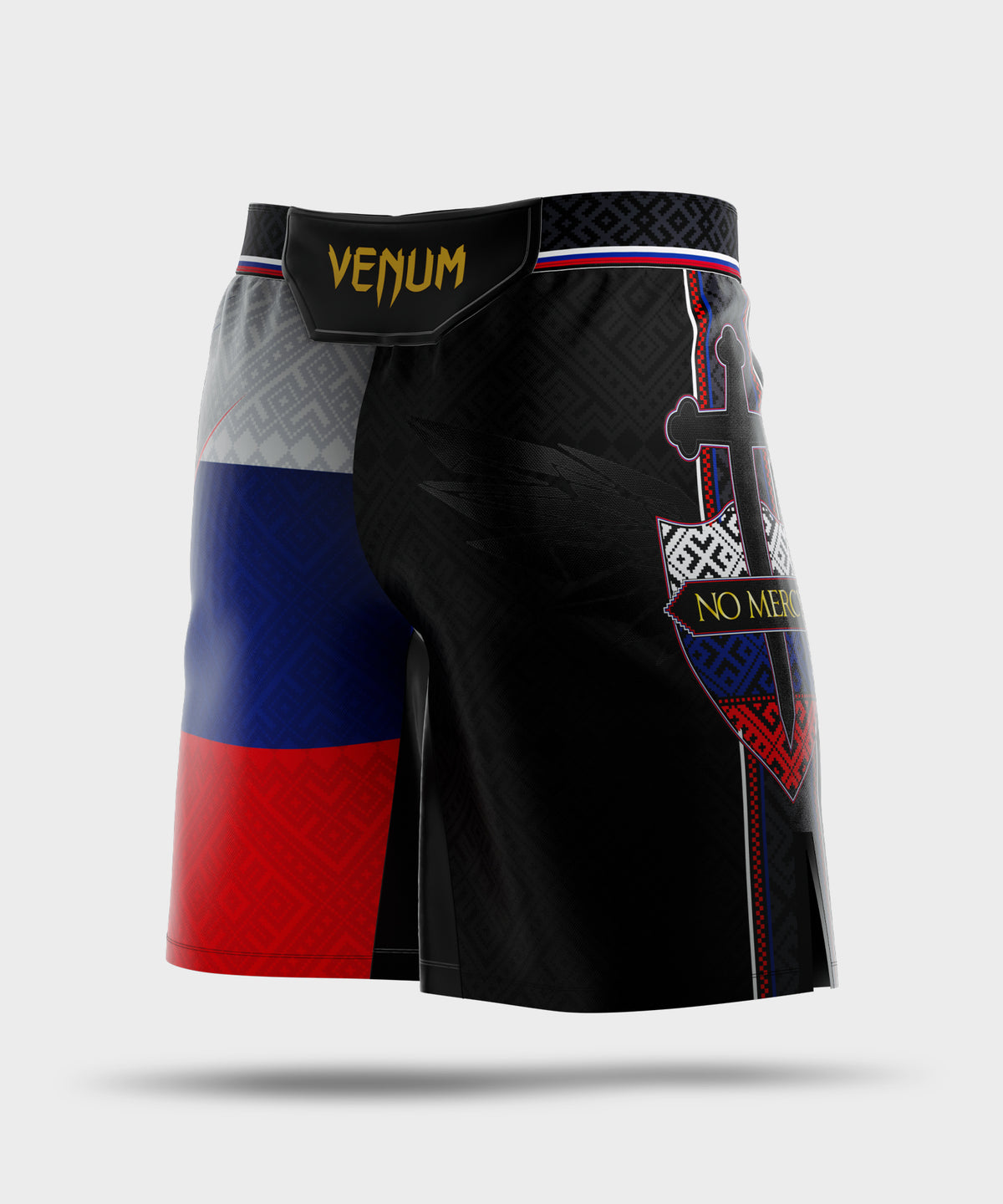 Venum UFC Unrivaled by Venum Petr Yan Short de Combate Long Fit para Hombre – Negro