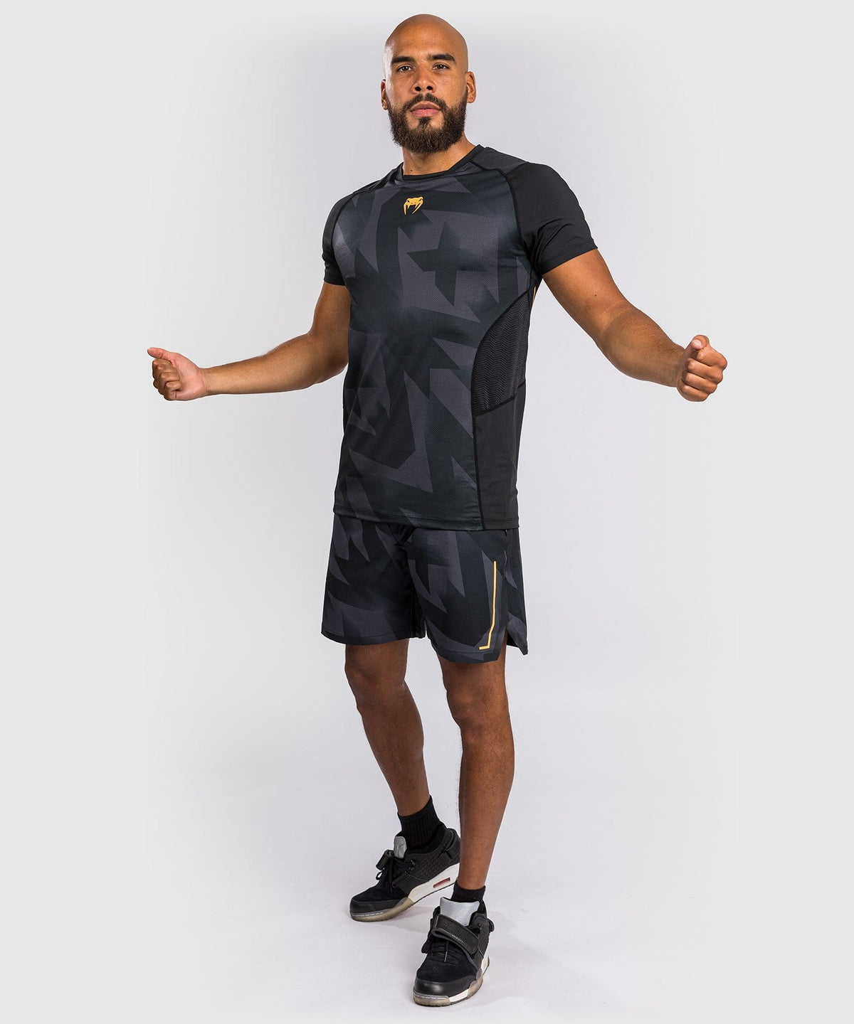 T-Shirt Dry Tech Venum Razor - Noir/Or