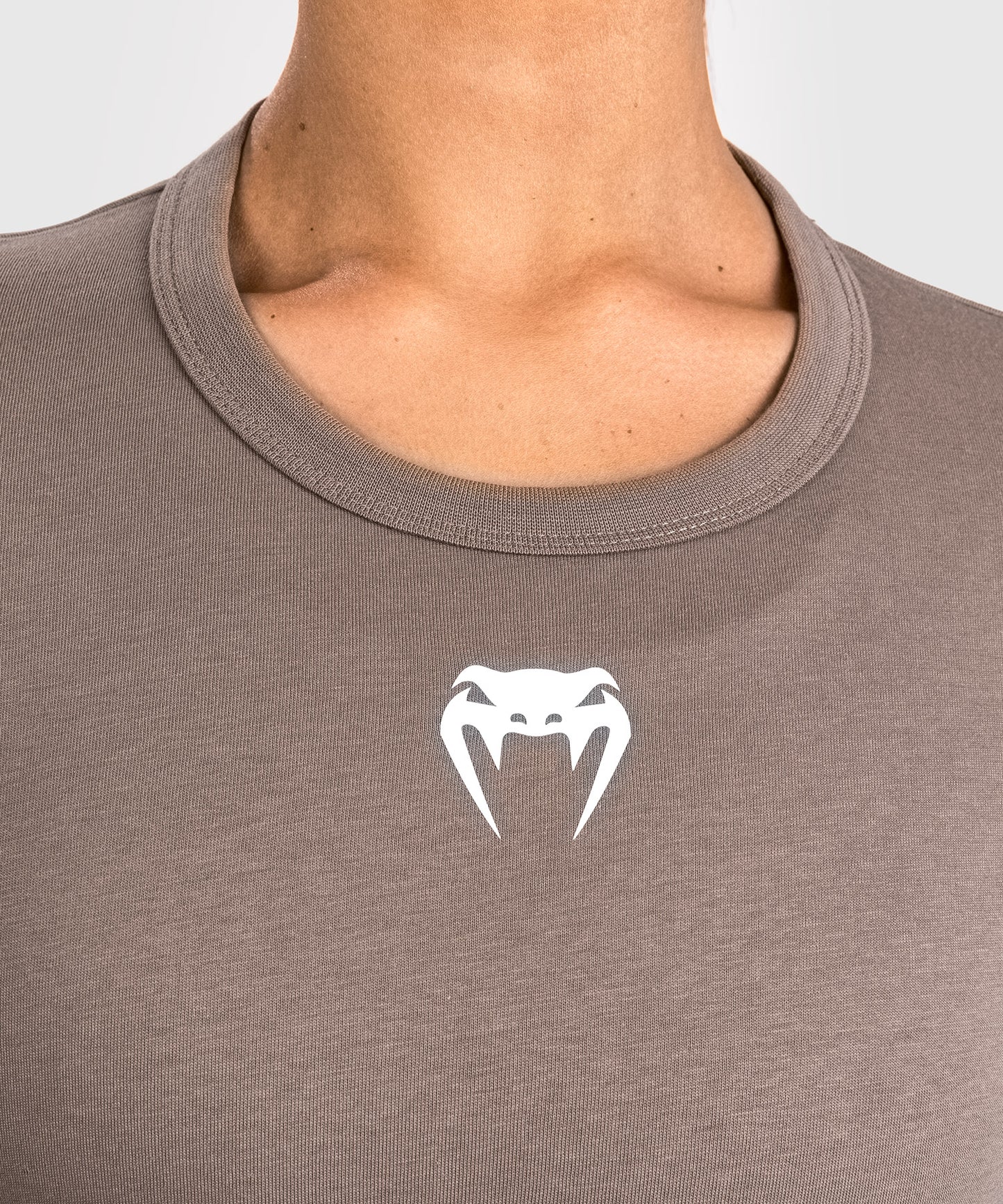 Women's Long Sleeve Cotton T-Shirt UFC Adrenaline by Venum Fight Week - Bronze