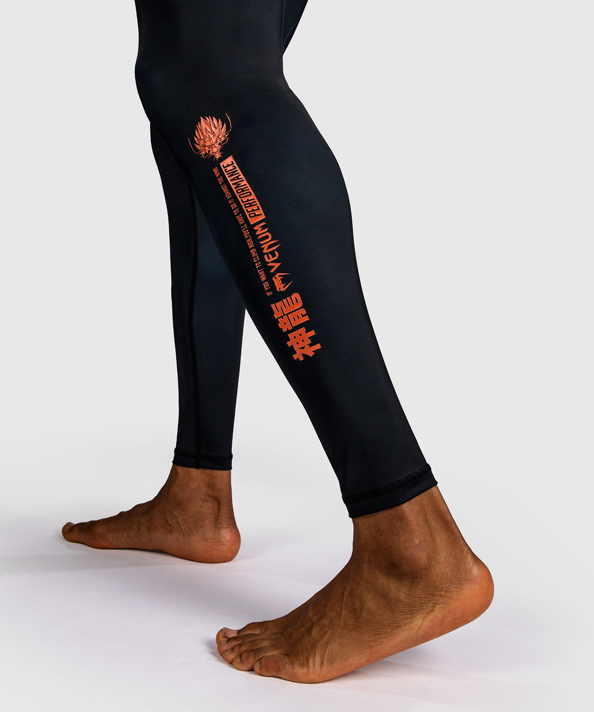 Venum Thunder Dragon Pantaloni a Compressione – Nero/Grigio/Rame