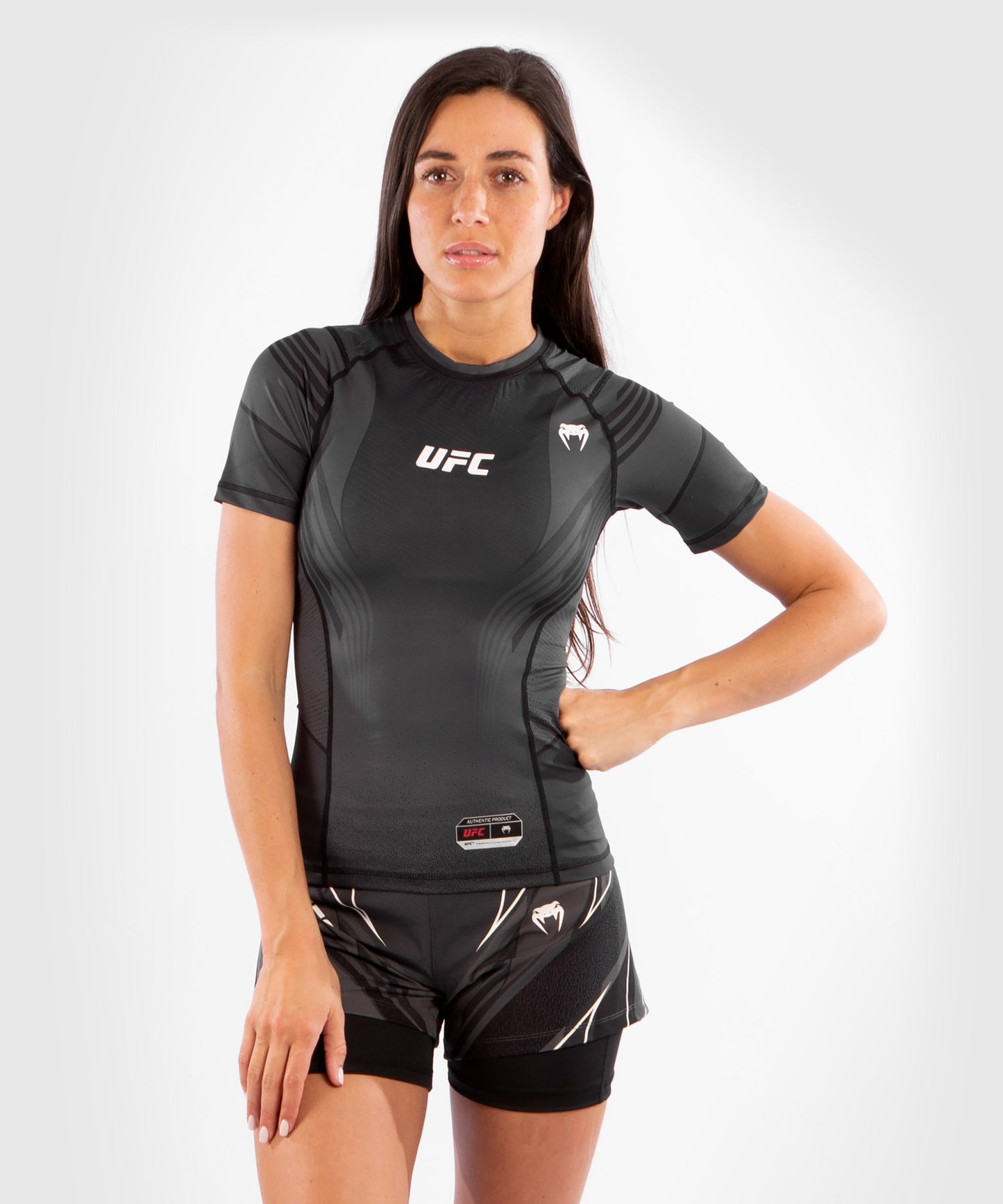 Rashguard Donna UFC Venum Authentic Fight Night - Nero