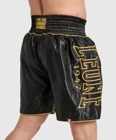 Leone DNA Premium Boxing Shorts – Black