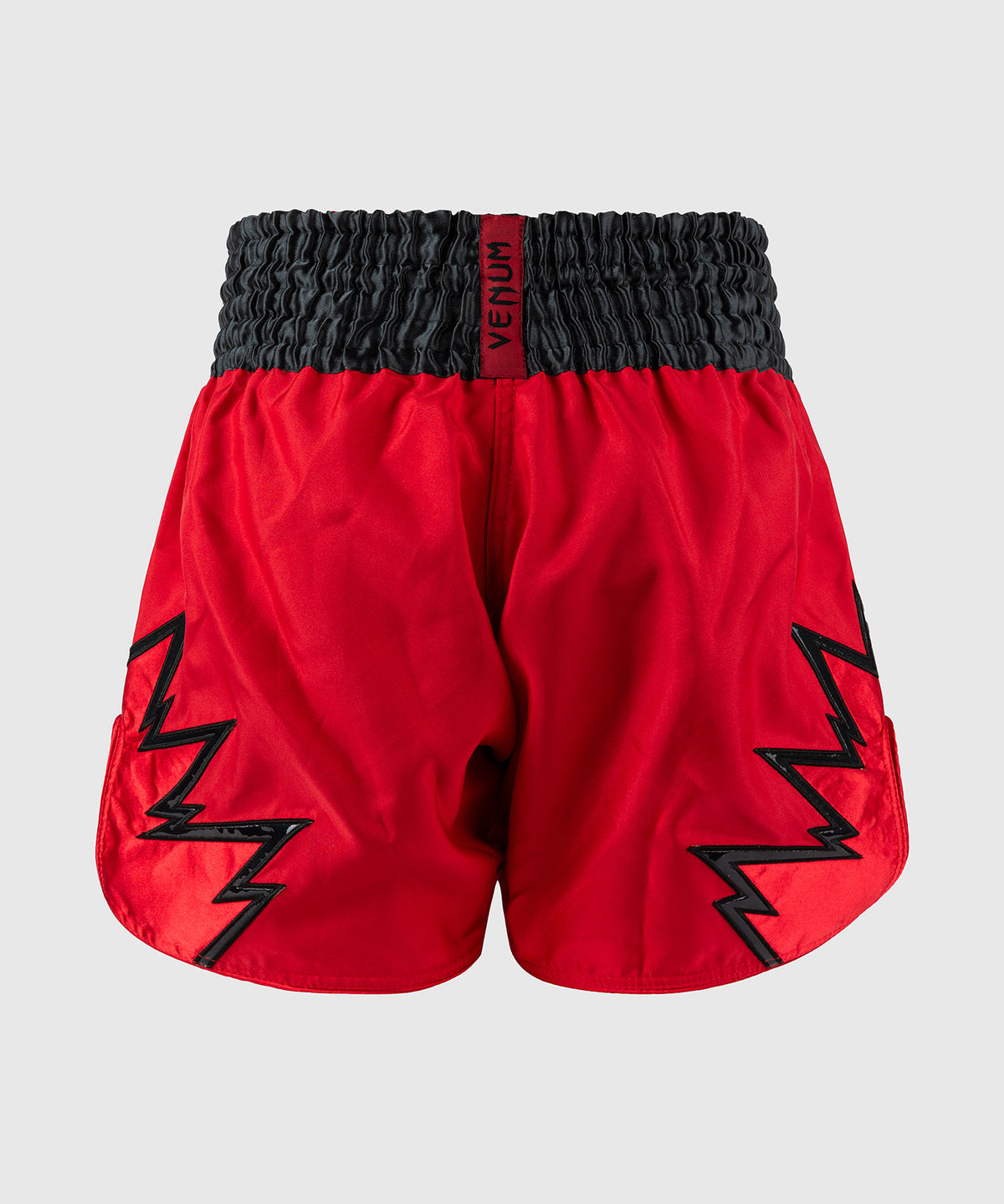 Venum Inferno Muay Thai Shorts - Rot/Charcoal Grau/Schwarz