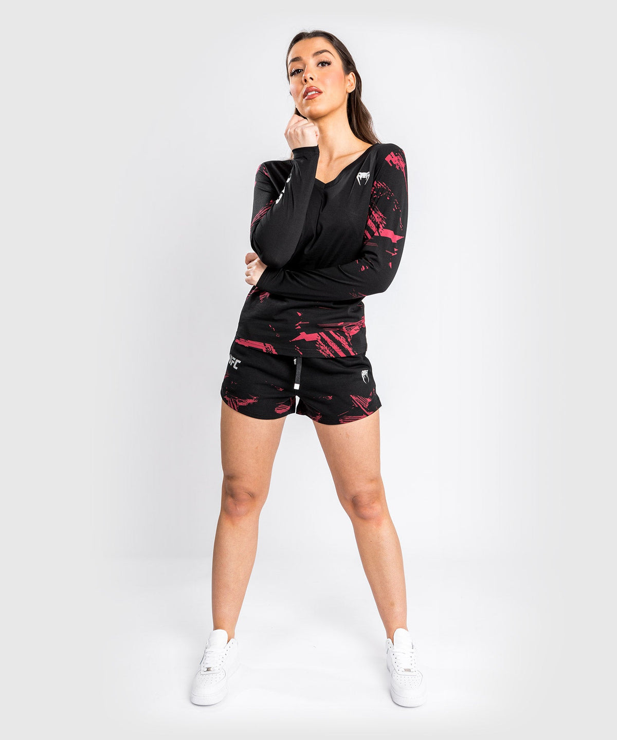 UFC Venum Authentic Fight Week 2.0 Shorts - For Women - Black/Red
