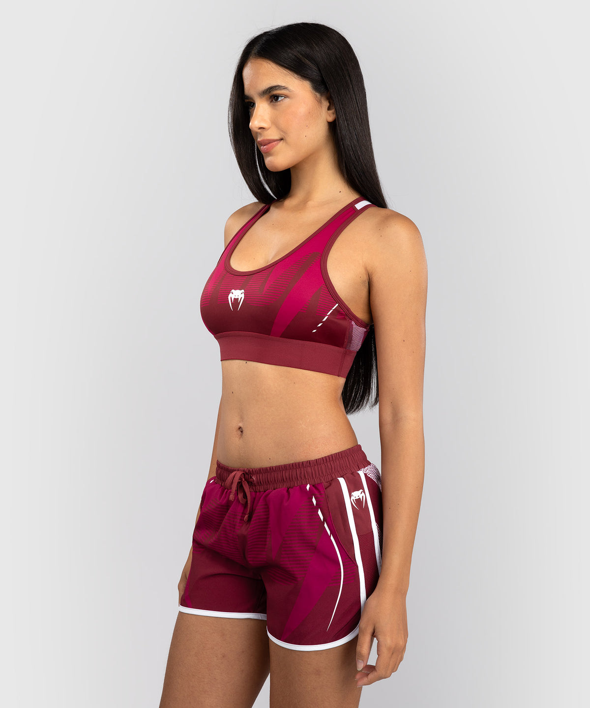 Venum Adrenaline Women's Sports Bra - Burgundy/ Pink