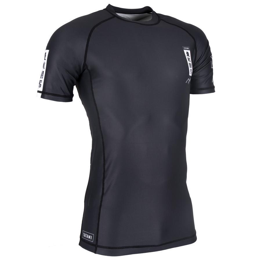 T-shirt de Compression Kanagawa - Manches Courtes - Noir