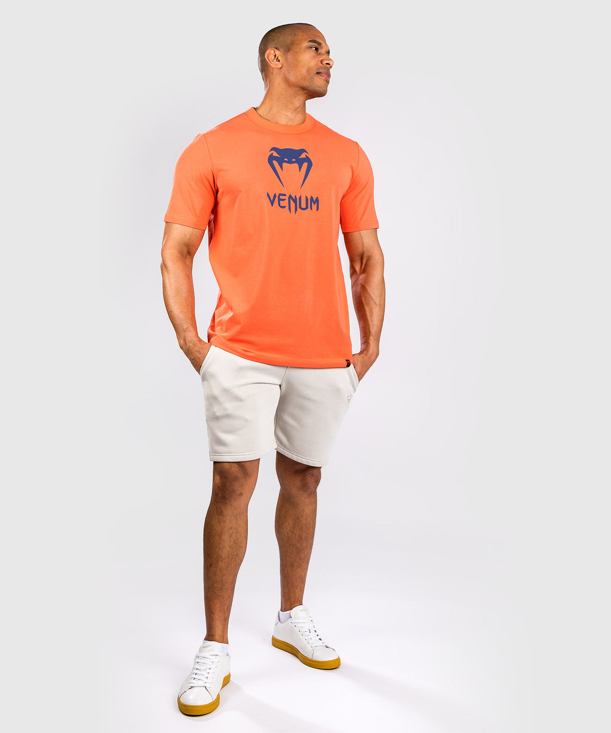 T-Shirt Venum Classic - Orange/Bleu marine