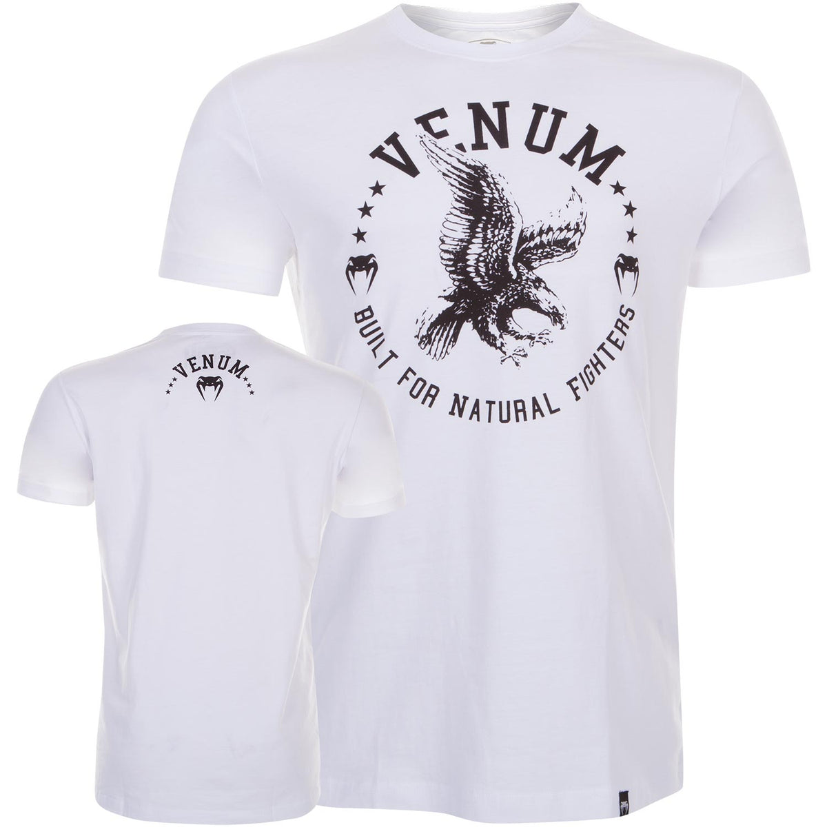 T-shirt Venum Natural Fighters Eagle - Blanc